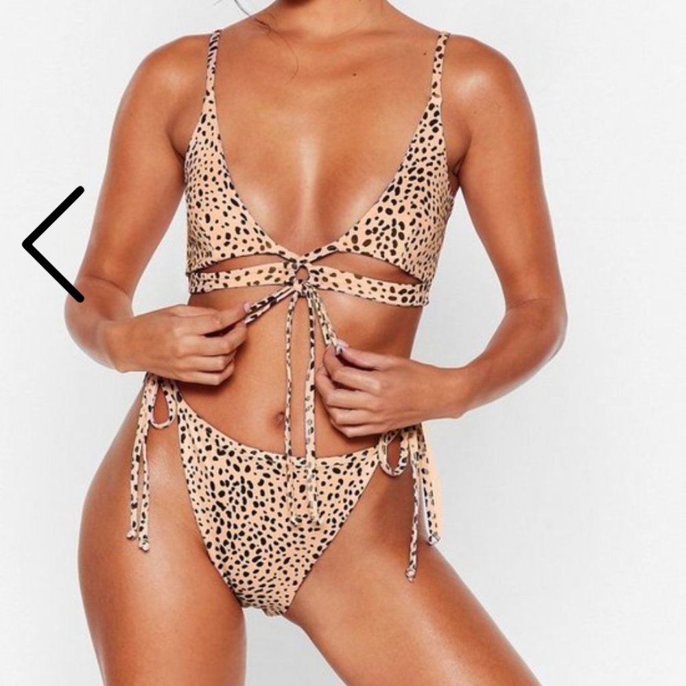 Nude Dalmatian bikini